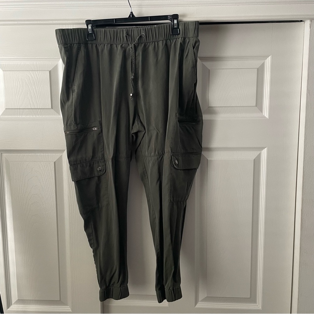 Banana Republic Army Green Joggers XL Petite